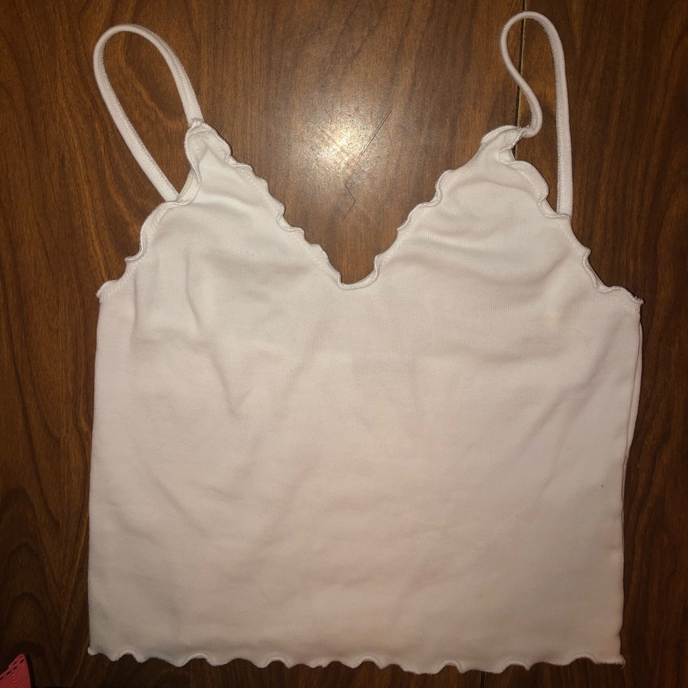 brandy melville white tank top